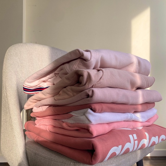 TNA Cropped Baby Pink Y2K Hoodie (Size S) - Picture 8 of 8